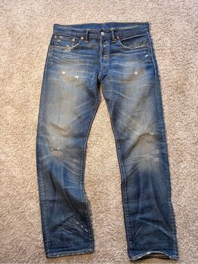 Ralph Lauren Double RL Distressed Low Straight